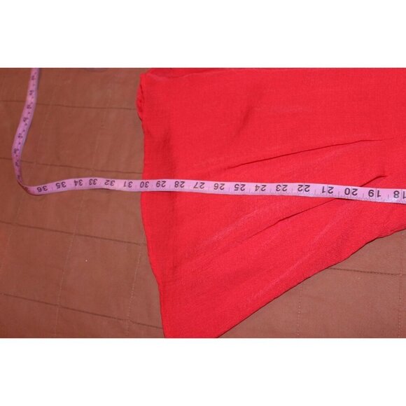 Lulus Red Adjustable Strap V-Neck Romper Women Size Small - Picture 6 of 8
